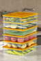 Hermia Set de 4 Cajas de Almacenaje Naranja